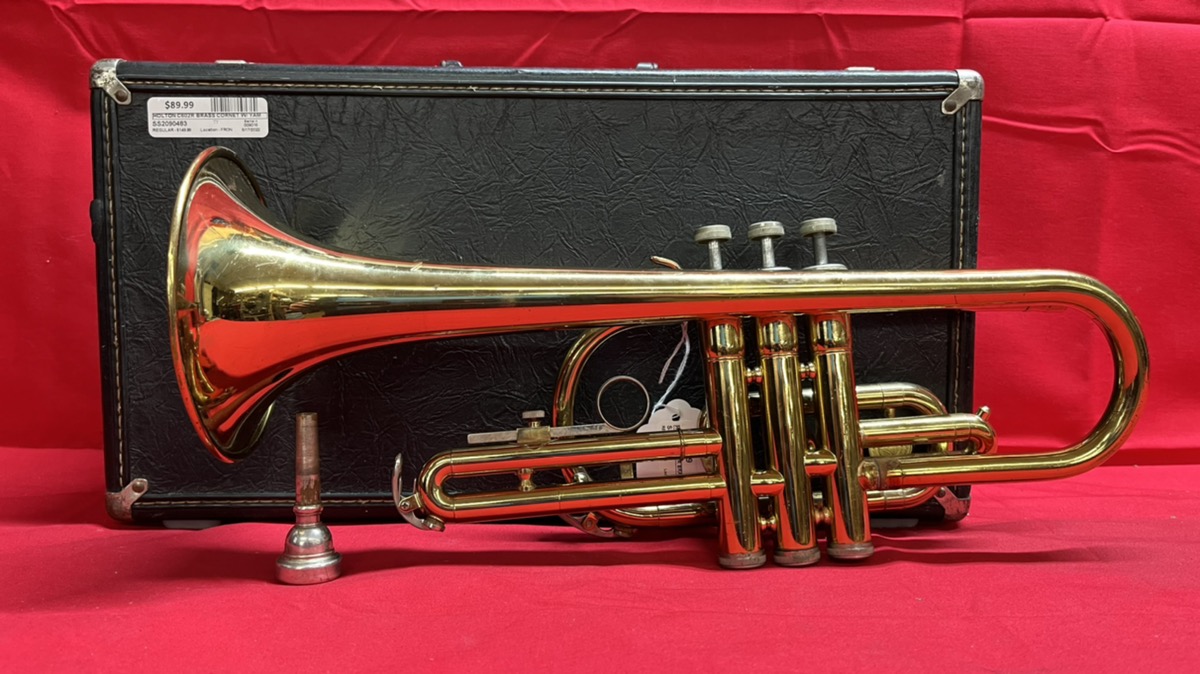 Holton C602R Brass w/ Yamaha 11C47C Mouthpiece w/ Case Very
