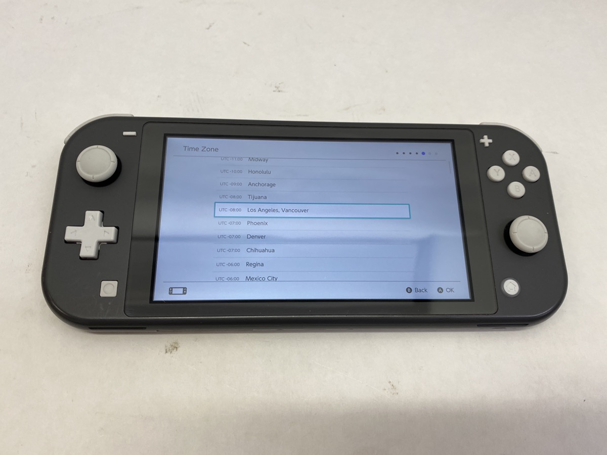 Nintendo Switch Lite Gray Handheld Console Good 