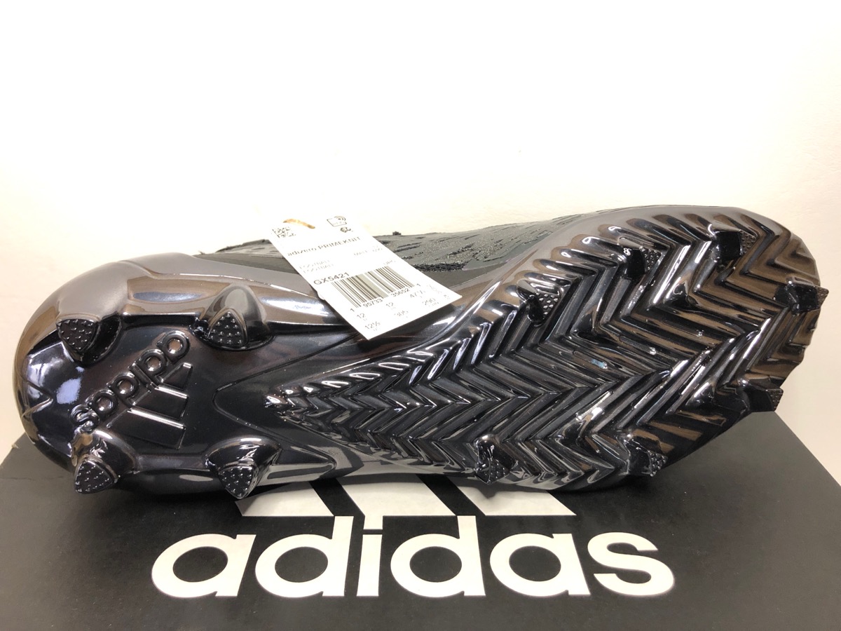 ADIDAS ADIZERO PRIMEKNIT MENS 12.5 FOOTBALL CLEATS SHOES GX5421 BLACK Brand New Central