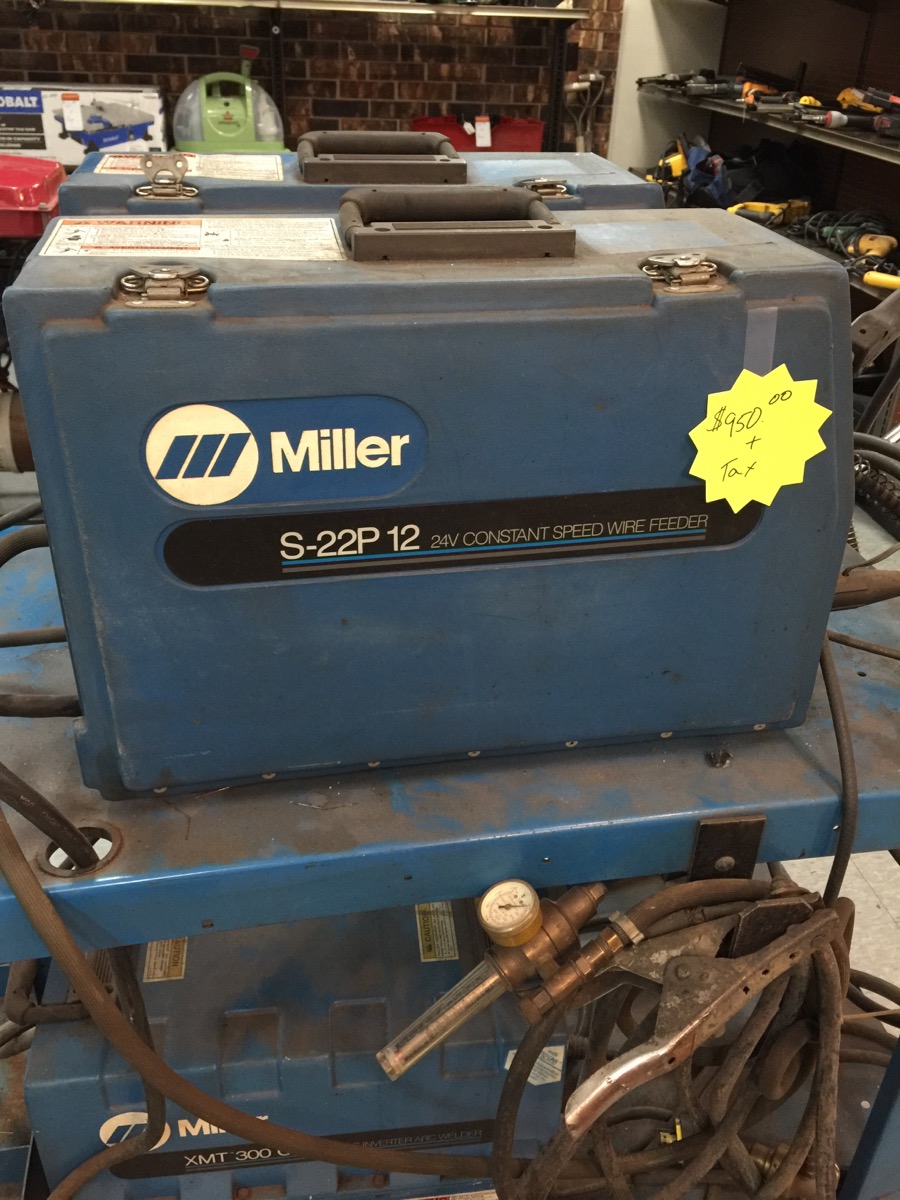 Miller S22P12 (x2) & XMT300 CC/CV Welding Set Up w/ Cart - 480 3 Phase ...