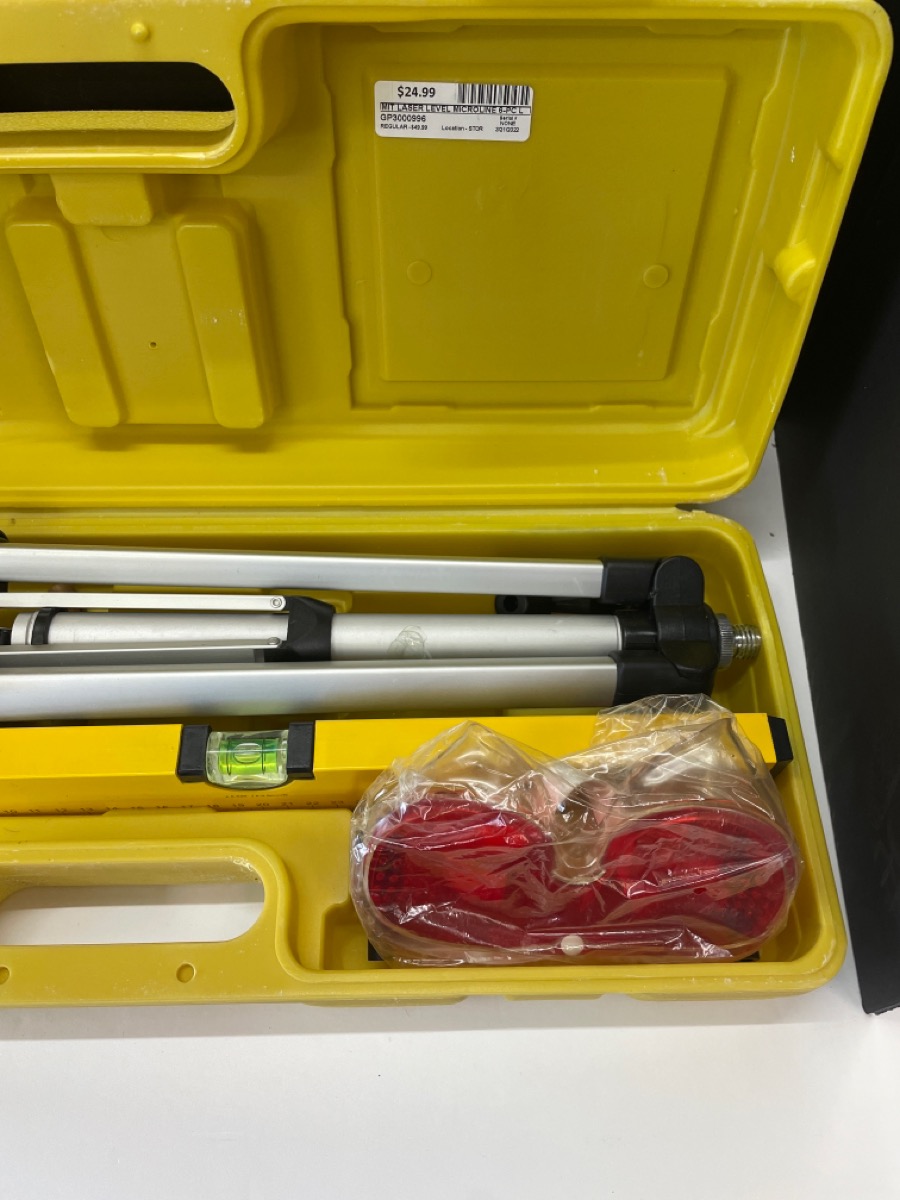 MIT MICROLINE 6PC LASER LEVEL KIT Like New Buya