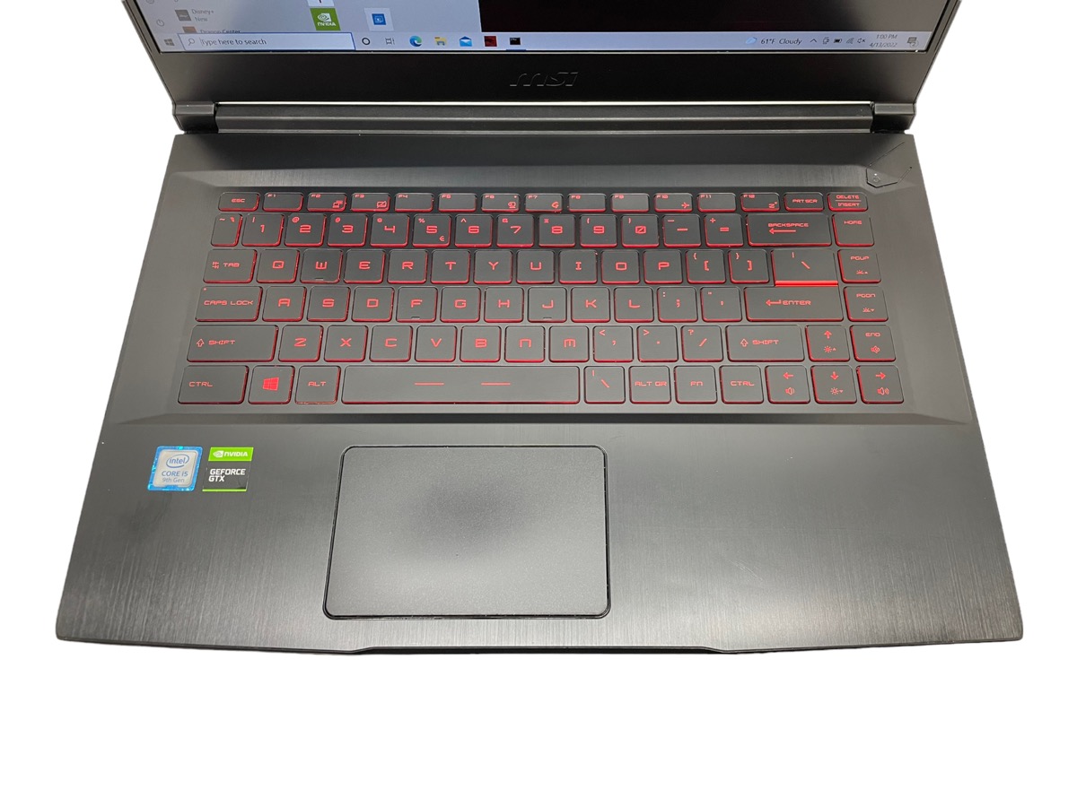 MSi MS-16R4 15.6" Core i5-9th Gen 2.4 GHz 8GB RAM Win 10 512GB Laptop ...