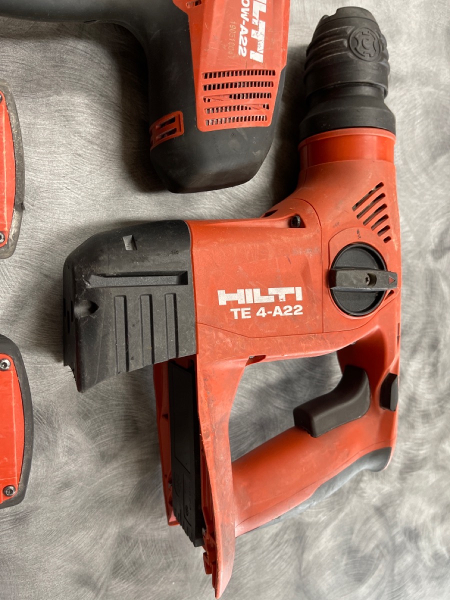HILTI ROTO HAMMER/DRILL/2 BATTERIES/CHARGER Good Axel's