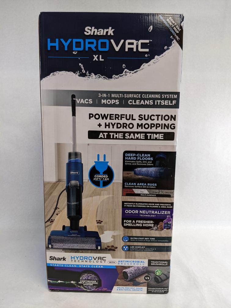 Shark HydroVac XL 3in1 corded vacuum, mop/selfcleaning system WD101