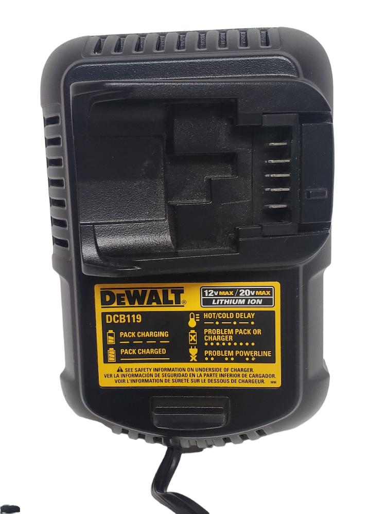 Dewalt Charger DCB119 Car Charging 12v & 20v Battery Charger! For parts