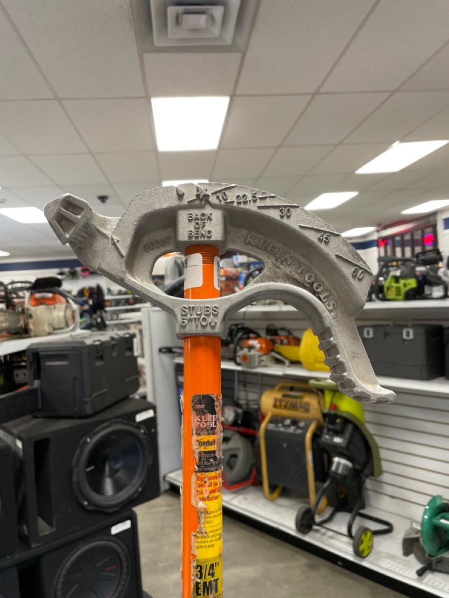 Klein Tools 3/4 in. Conduit Bender and Handle 56207ER Very Good Pawn