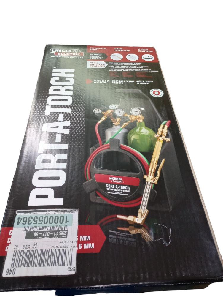 LINCOLN ELECTRIC PORT A TORCH KH990 Brand New Buya