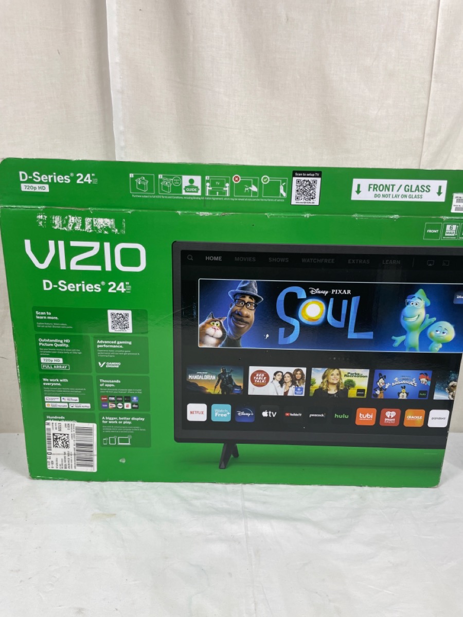 VIZIO D24HJ09 24" SMART TV W/O REMOTE! Very Good Mr. Pawn AZNV