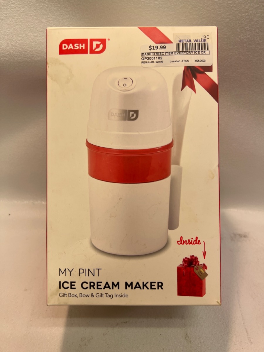 DASH D EVERYDAY ICE CREAM MAKER Brand New HFO