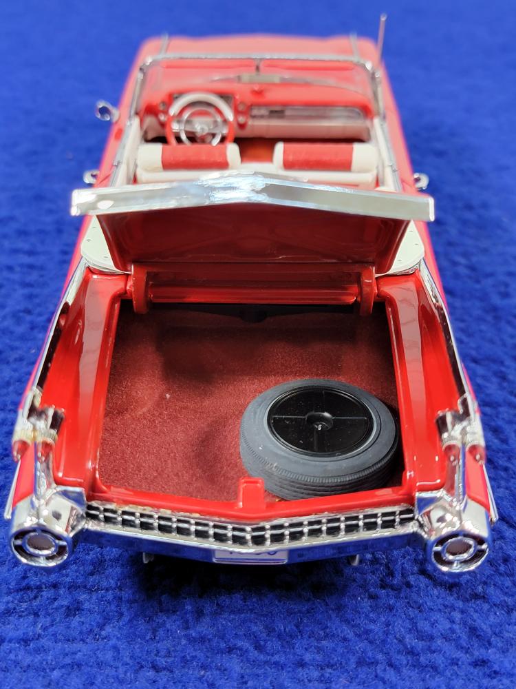 Danbury Mint 1959 Cadillac Series 62 Red Convertible 1/24 Scale Very ...