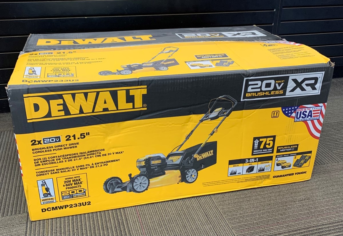 DeWALT 20v MAX Brushless Lawn Mower DCMWP233U2 Brand New Heartland