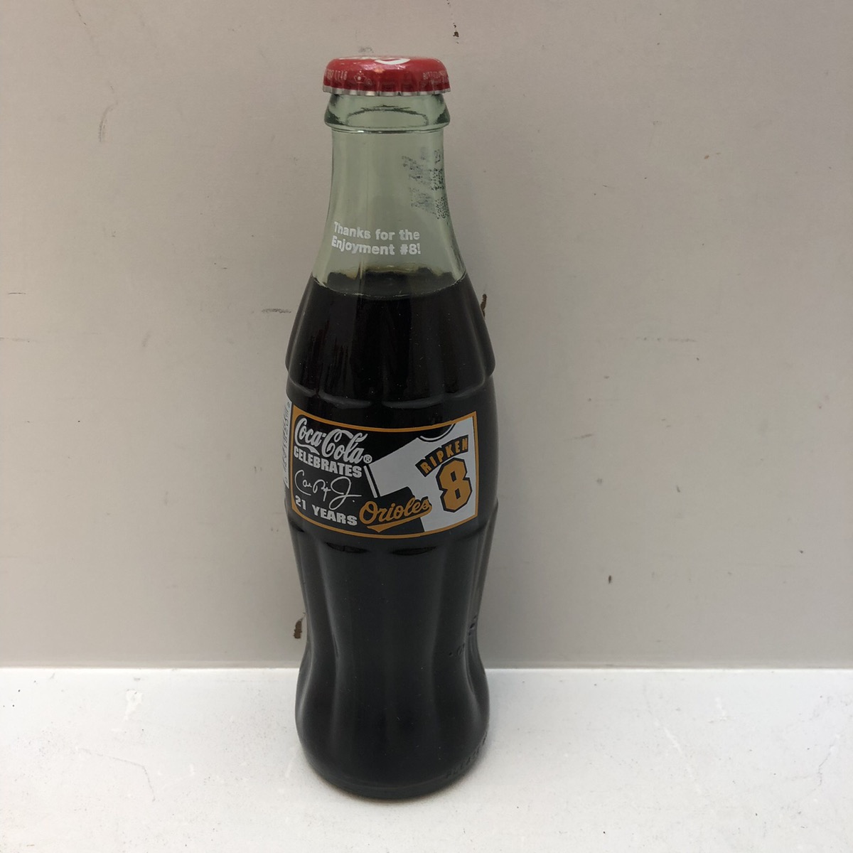 Coke 21 Years With Cal Ripken Jr Bottle & Container Coca Cola ...