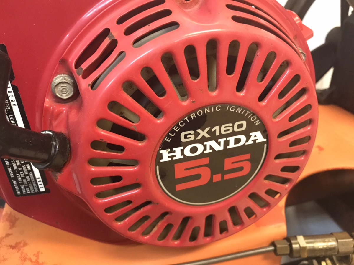 RIDGID GAS POWERED WHEELBARROW AIR COMPRESSOR GP90135A ASIS For parts