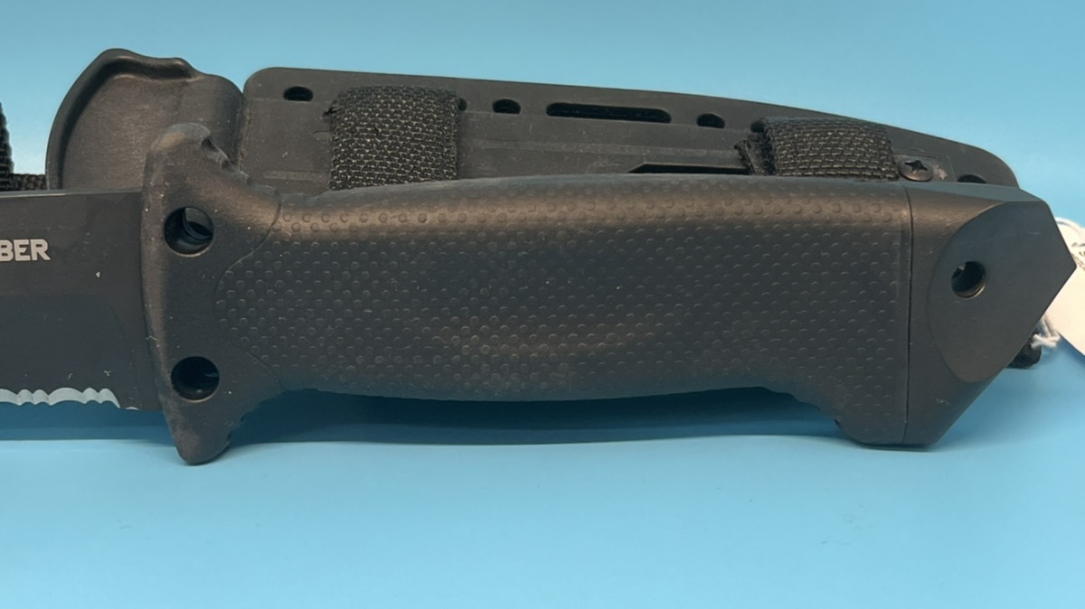 GERBER LMF II ASEK Fixed Blade Survival Knife, Black w/ Sheath Like New