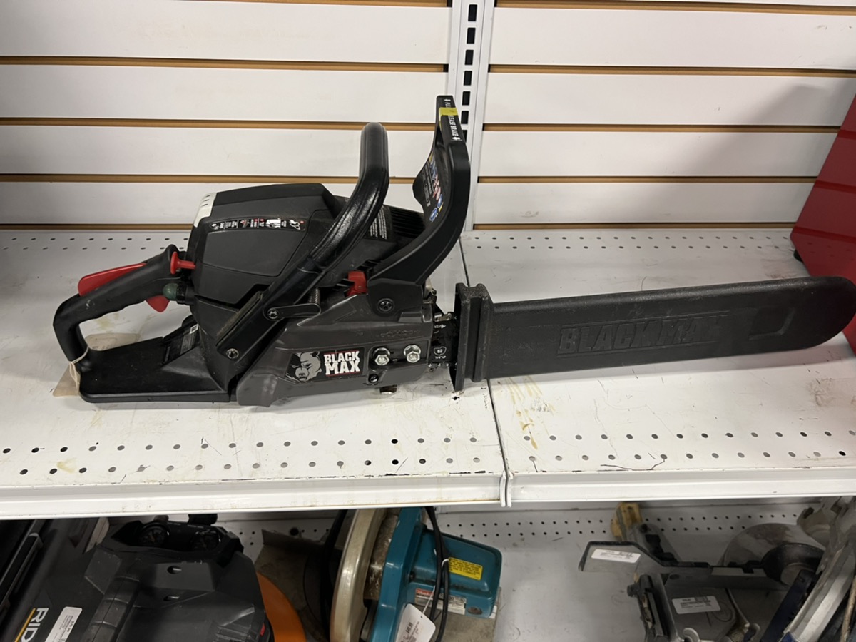 BLACKMAX BLK 38CC 2 CYCLE 18" BAR CHAINSAW WITH BAR GUARD MODEL BM3818
