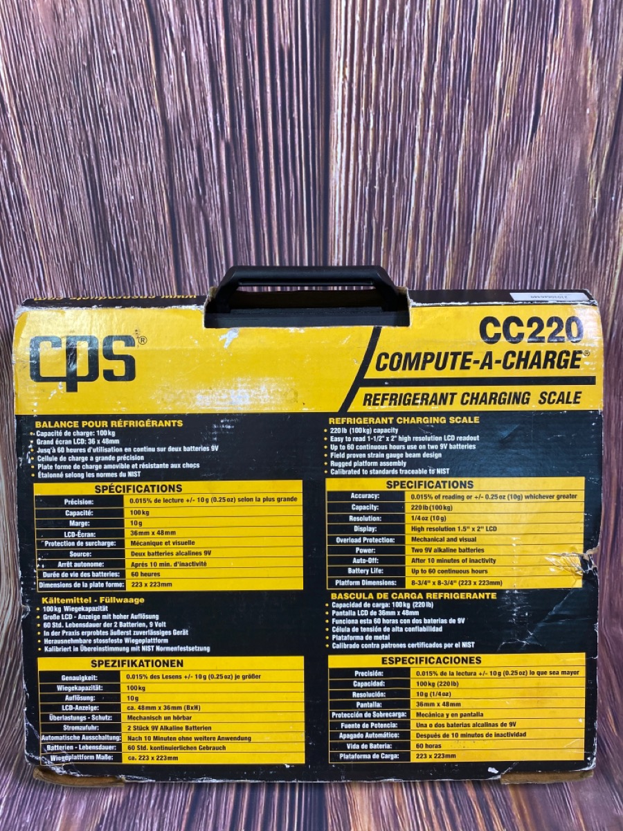 CPS CC220 COMPUTEACHARGE SCALE Like New Buya