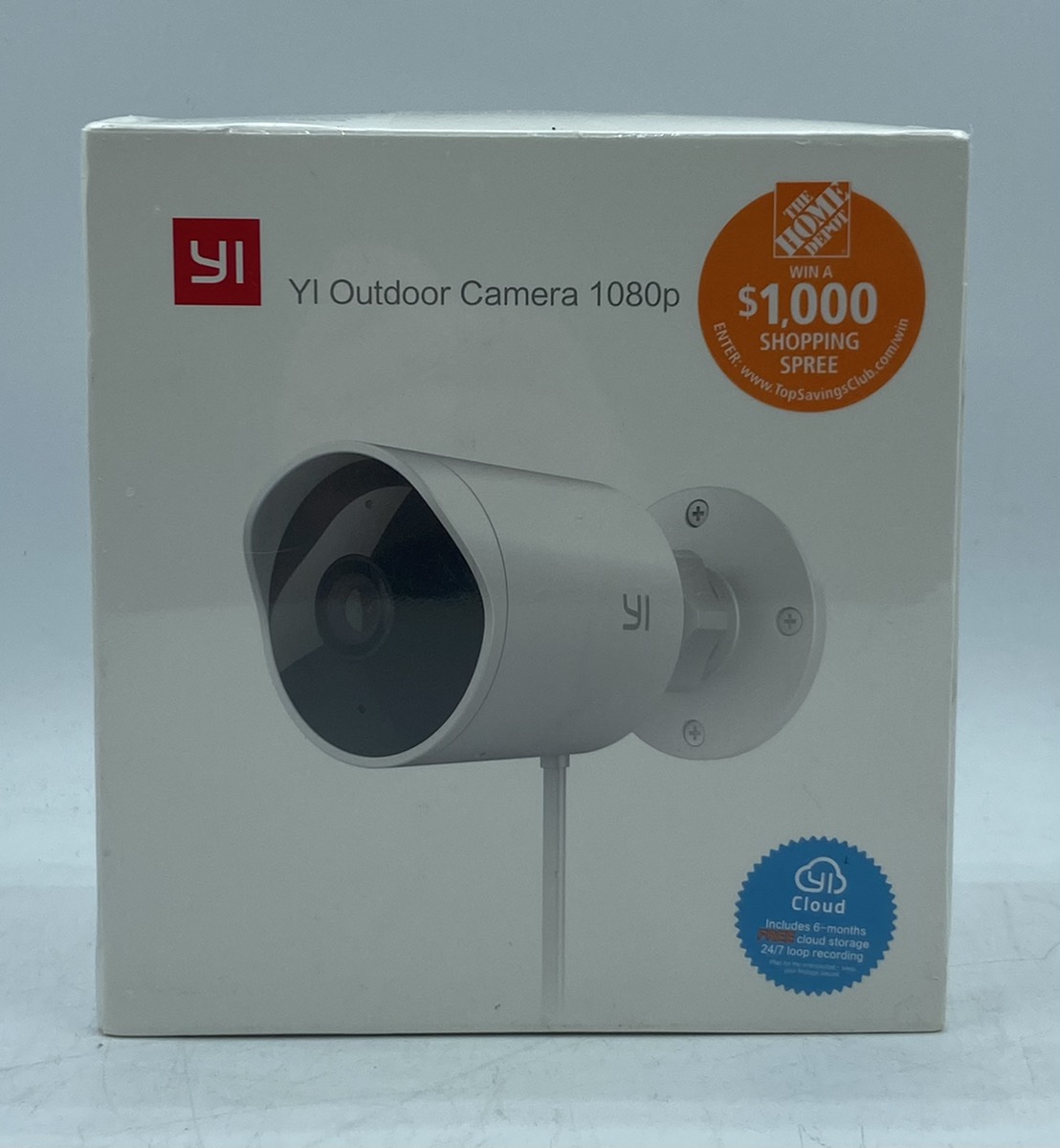 YI OUTDOOR CAMERA 1080P YHS-3017 WHITE - IR NIGHT VISION WEATHERPROOF ...