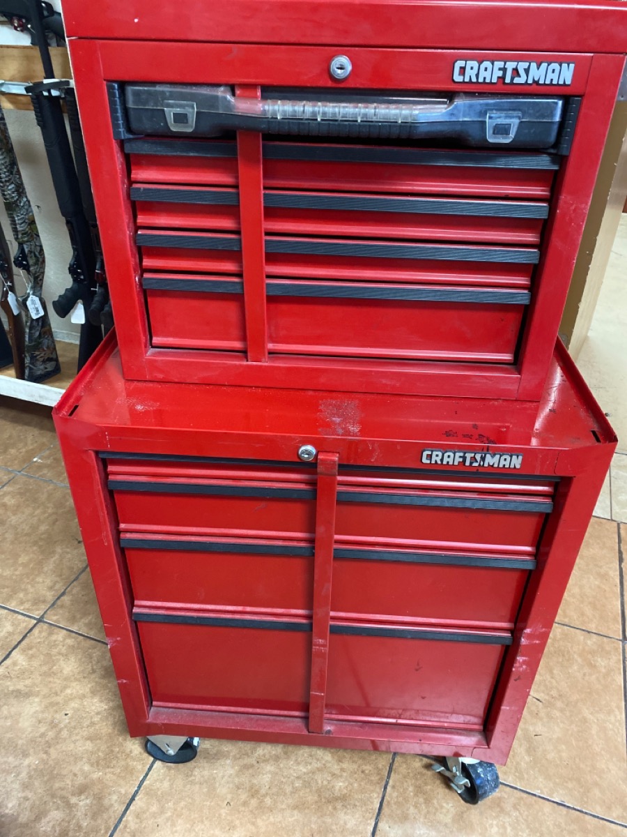 CRAFTSMAN STACKED TOOL BOX**In store pick up only** Acceptable | Buya