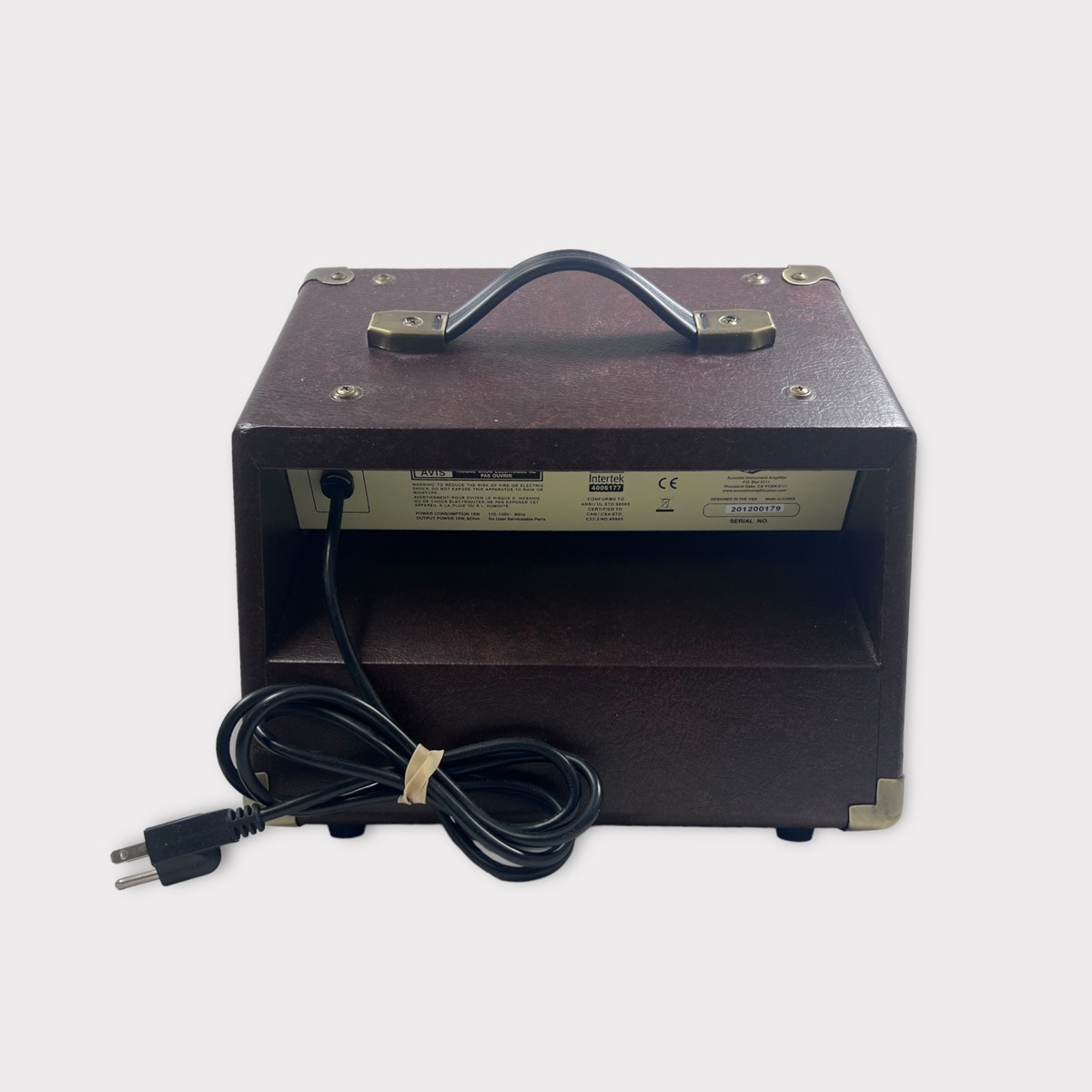 Acoustic A15 15W 1x6.5 Acoustic Instrument Combo Amp Brown Very Good Buya