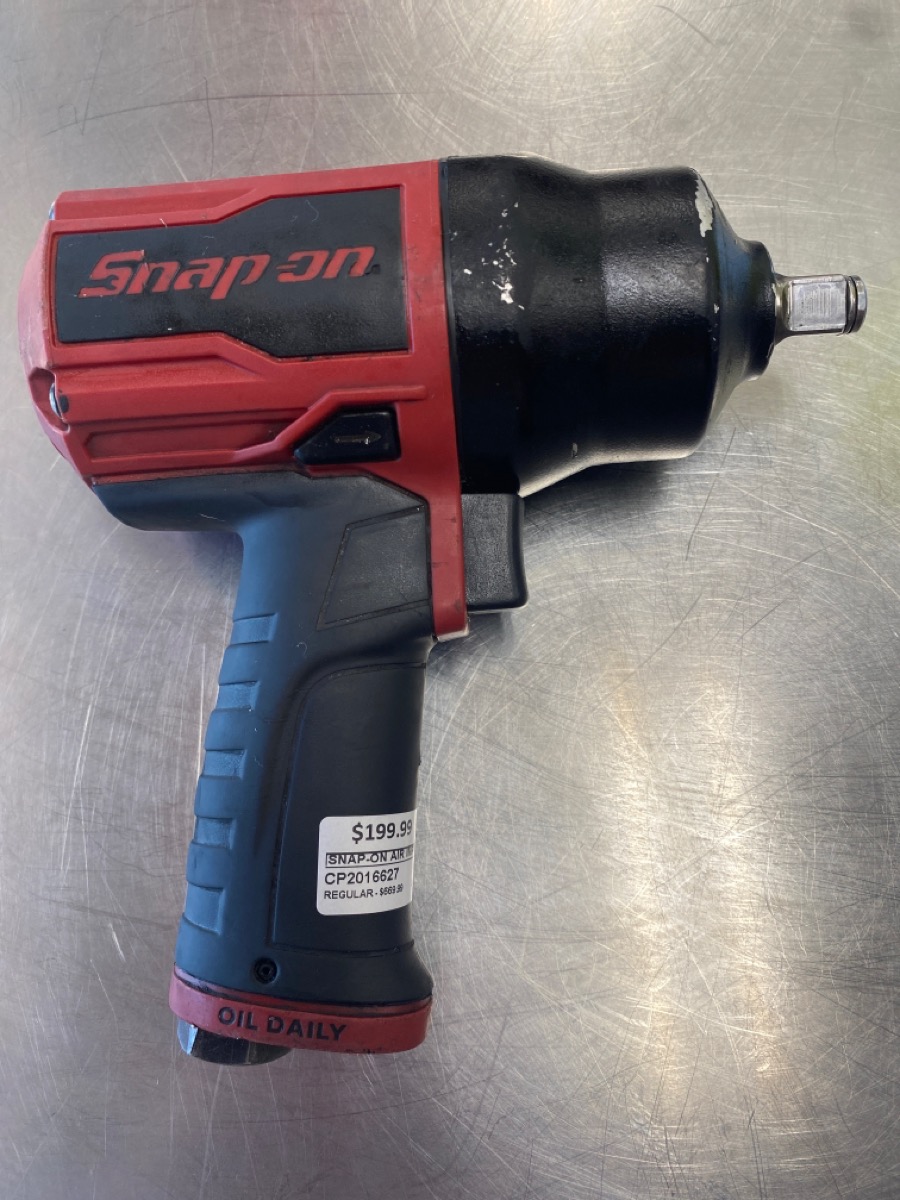 SNAPON 1/2" DRIVE AIR IMPACT WRENCH (RED) PT850 Very Good Buya
