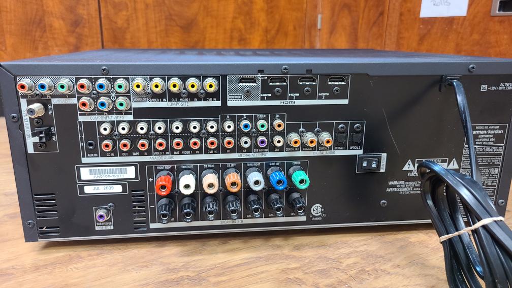 HARMON KARDON AVR 1600 (HDMI Receiver) Good Evergreen Traders