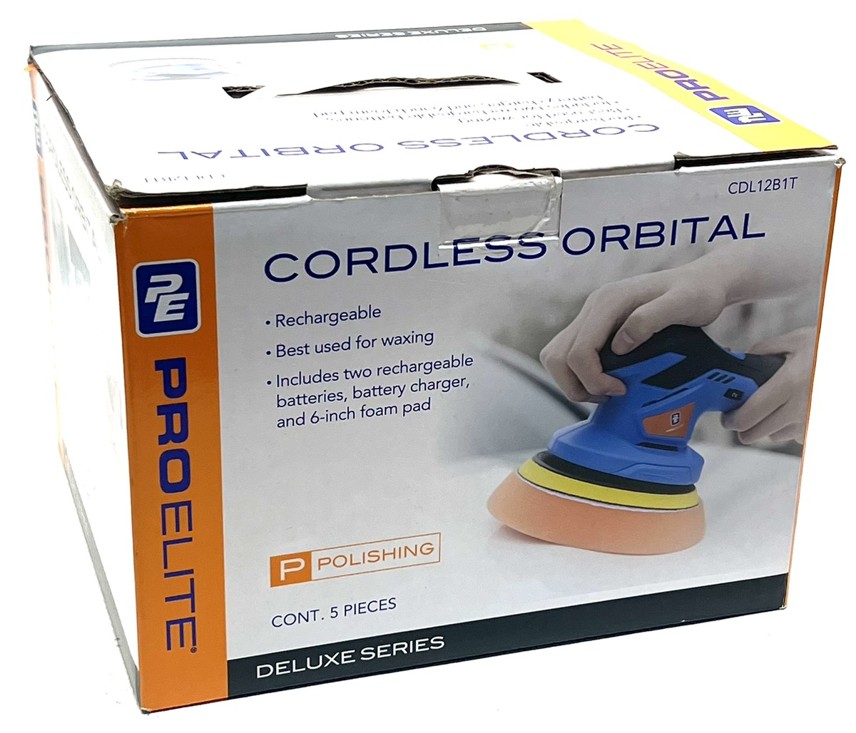 ProElite 6in 5000 RPM Orbital Buffer Polisher Model CDL12B1T Like New