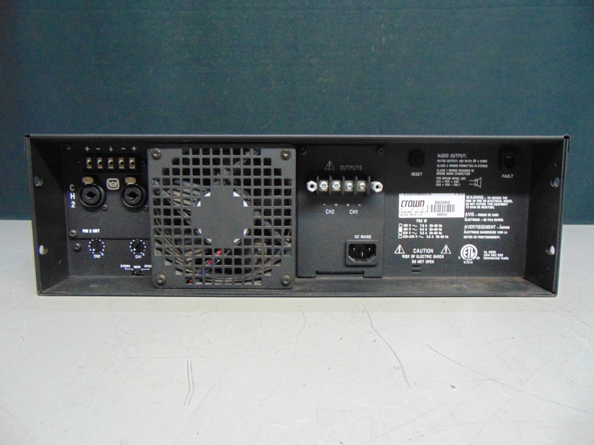 Crown CL1 2Channel Power Amplifier Very Good Buya