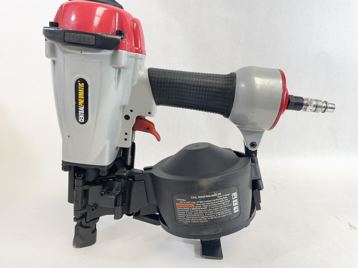 Central Pneumatic Coil Roofing Nailer Like New Buya