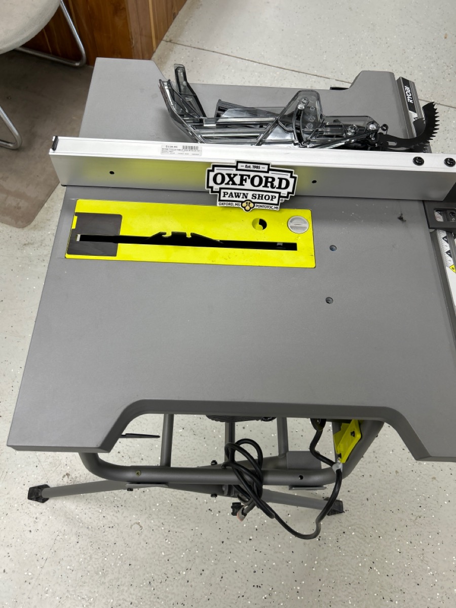 RYOBI TOOLS BTS12S 10" TABLE SAW WITH STAND Very Good Buya