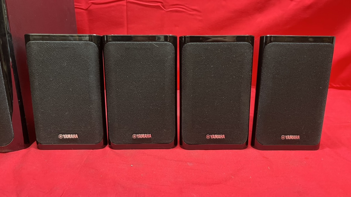 Yamaha Home Theater Surround Sound Speakers NS-C40 & NS-B40 & Subwoofer ...