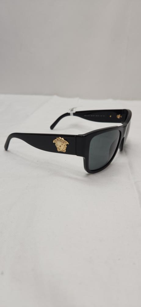 Versace Medusa Sunglasses Ve4275 Gb187 Acetate Black Gold Black 58 