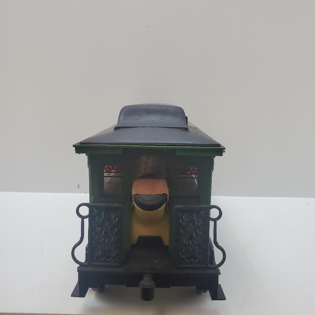 Jim Beam Train Decanter 1099 Central Railroad of New Jersey Green EMPTY