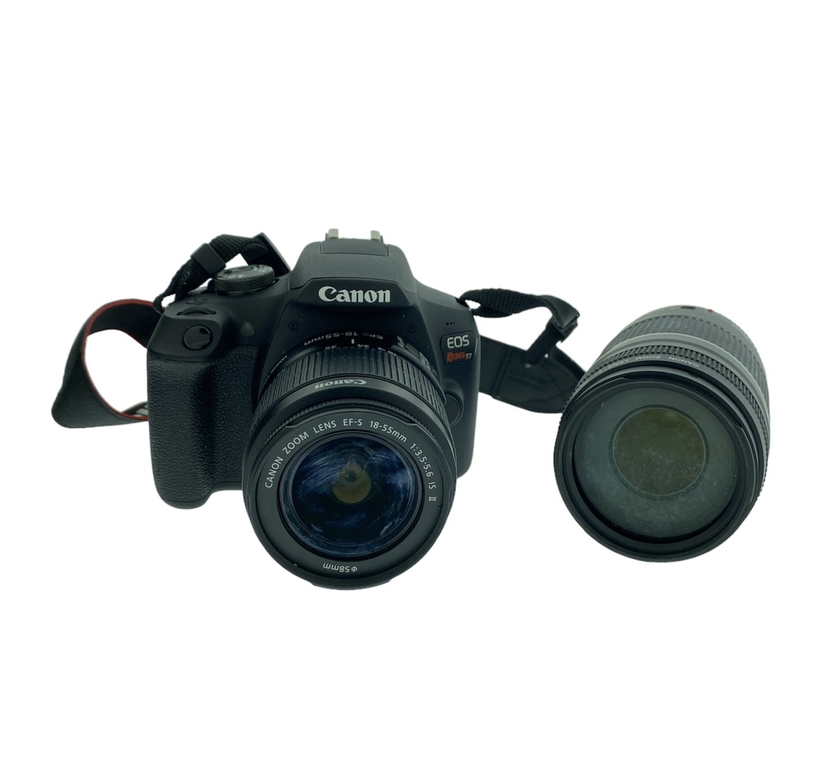 Canon EOS Rebel T7 DSLR Video with EFS 1855mm and EF 75300mm
