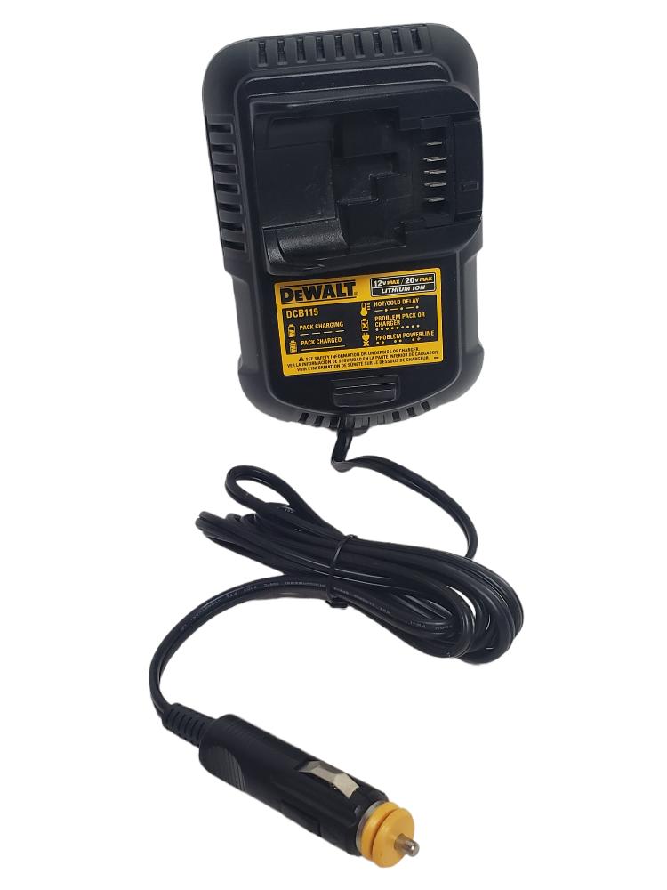 Dewalt Charger DCB119 Car Charging 12v & 20v Battery Charger! For parts