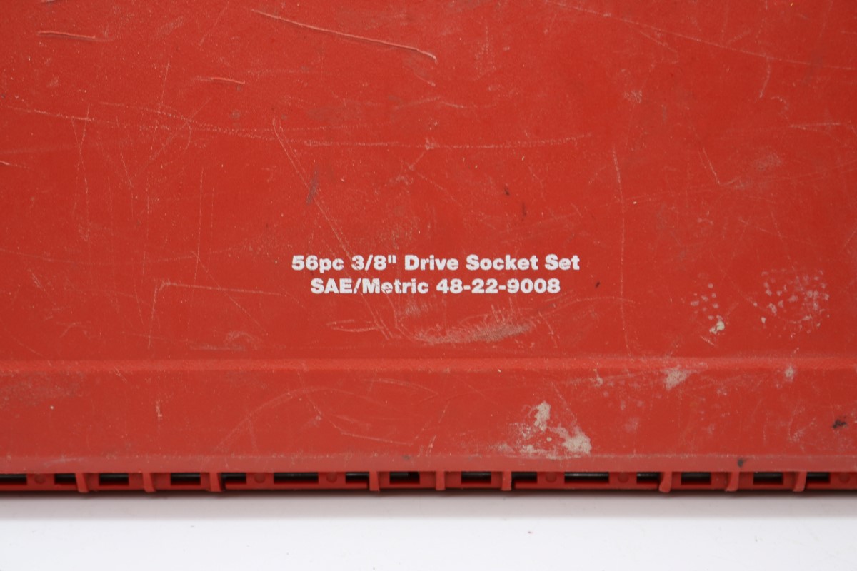 MILWAUKEE TOOLS 48 22 9008 56PC 3 8 DRIVE SAE METRIC SOCKET SET Good milwaukee-tools-48-22-9008-56pc-3-8-drive-sae-metric-socket-set-good