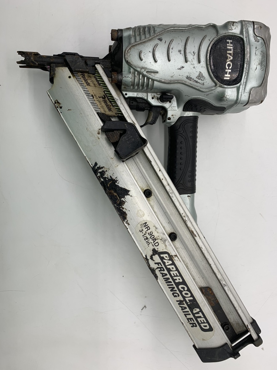 HITACHI NR90AD(S) FRAMING NAILER, PAPER COLLATED, PNEUMATIC AIR Good Buya