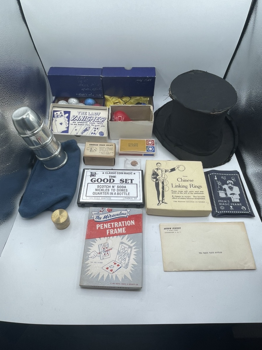 Assorted Vintage Magic Tricks Good Buya