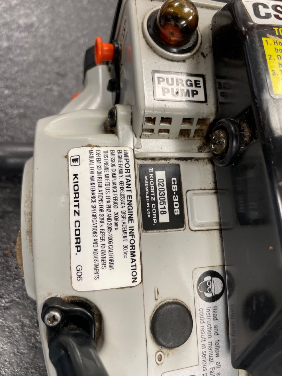 ECHO CHAINSAW CS302 GAS POWER Acceptable Buya