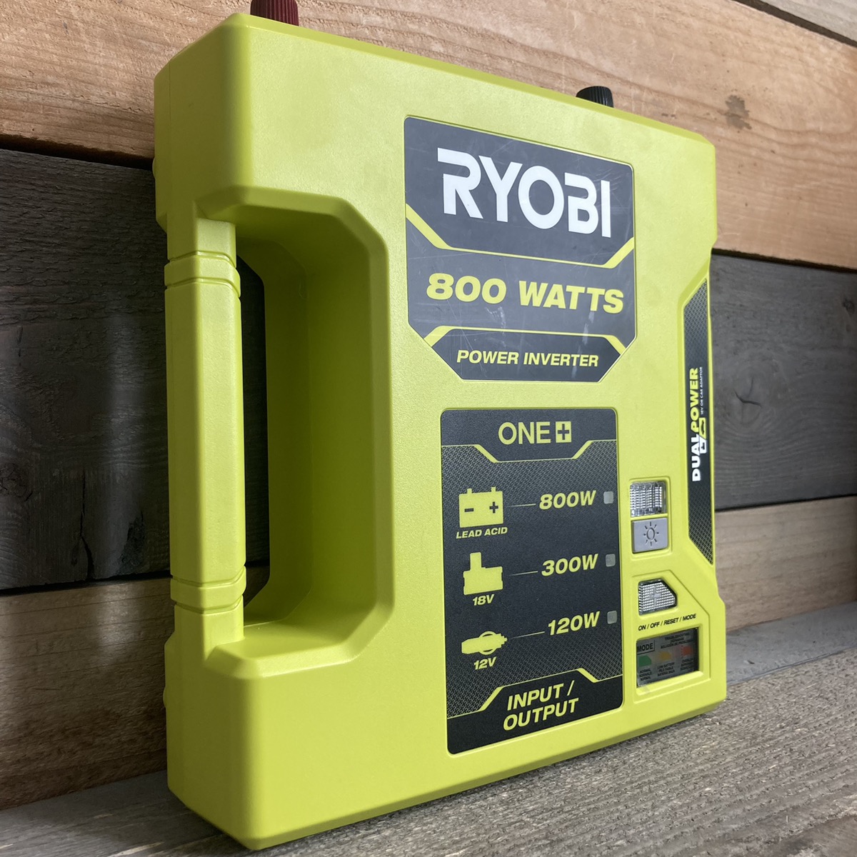 Ryobi ONE+ 18V 800Watt Max 12V Automotive Power Inverter with Dual USB