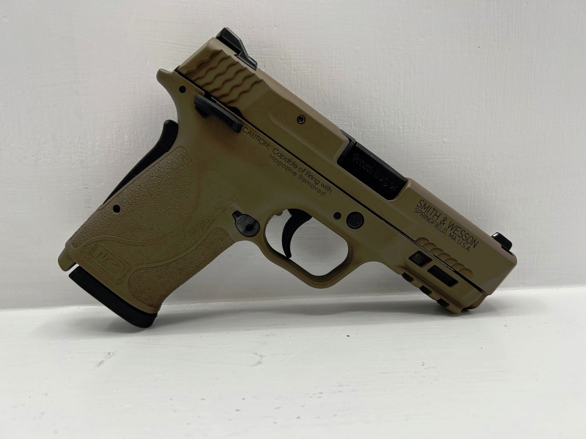 Smith & Wesson M&p 9 Shield Ez FDE Semi-Automatic 9mm Pistol Like New ...