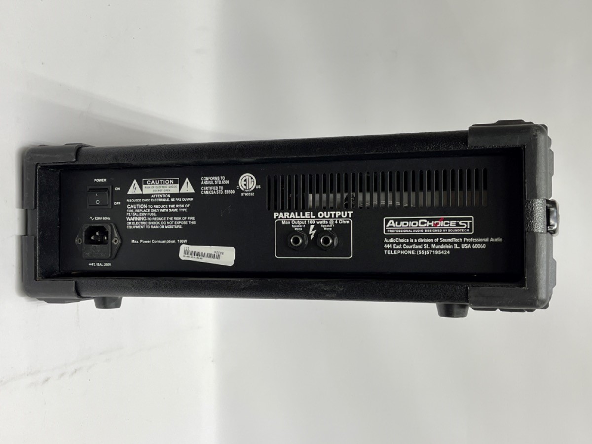 AUDIO CHOICE ST C100 4CHANNEL POWERED MIXER STUDIO EQUIPMENT Very Good