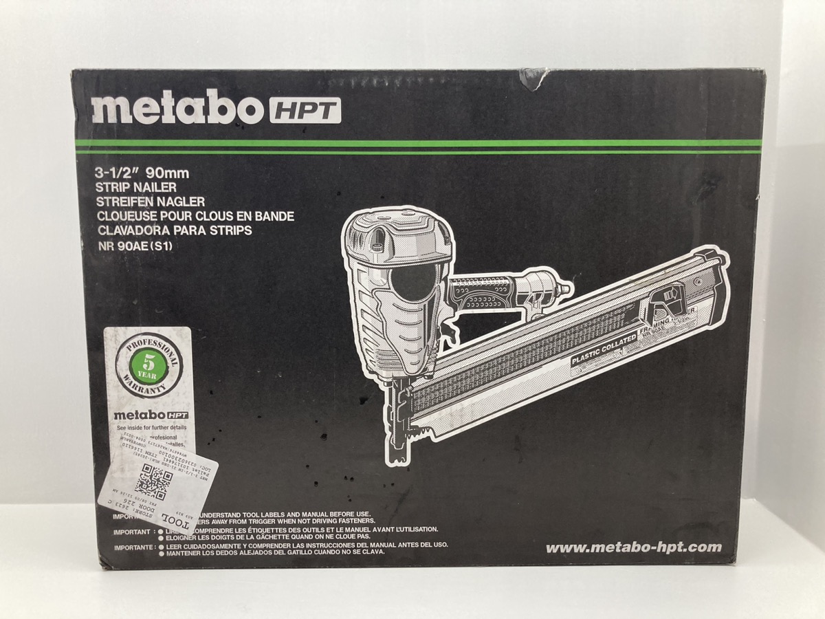 Metabo NR90AE 3 1/2" 90mm Strip/Framing Nailer Brand New | Buya