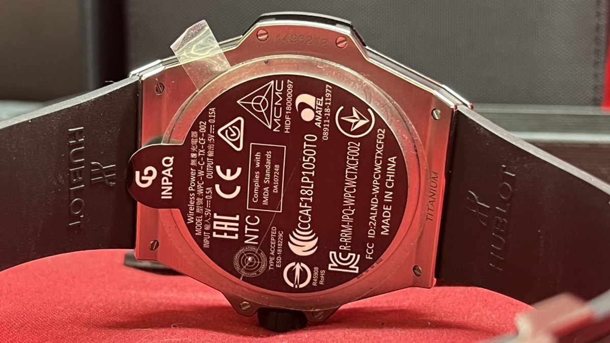 Hublot Big Bang Digital Dial Black Rubber Strap Men's Watch 440.NX.1100