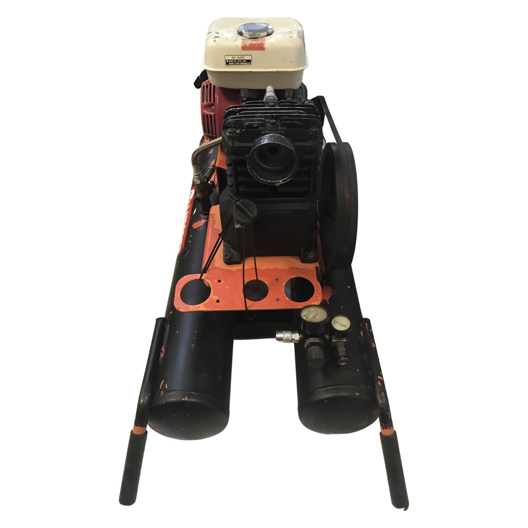 RIDGID GAS POWERED WHEELBARROW AIR COMPRESSOR GP90135A ASIS For parts