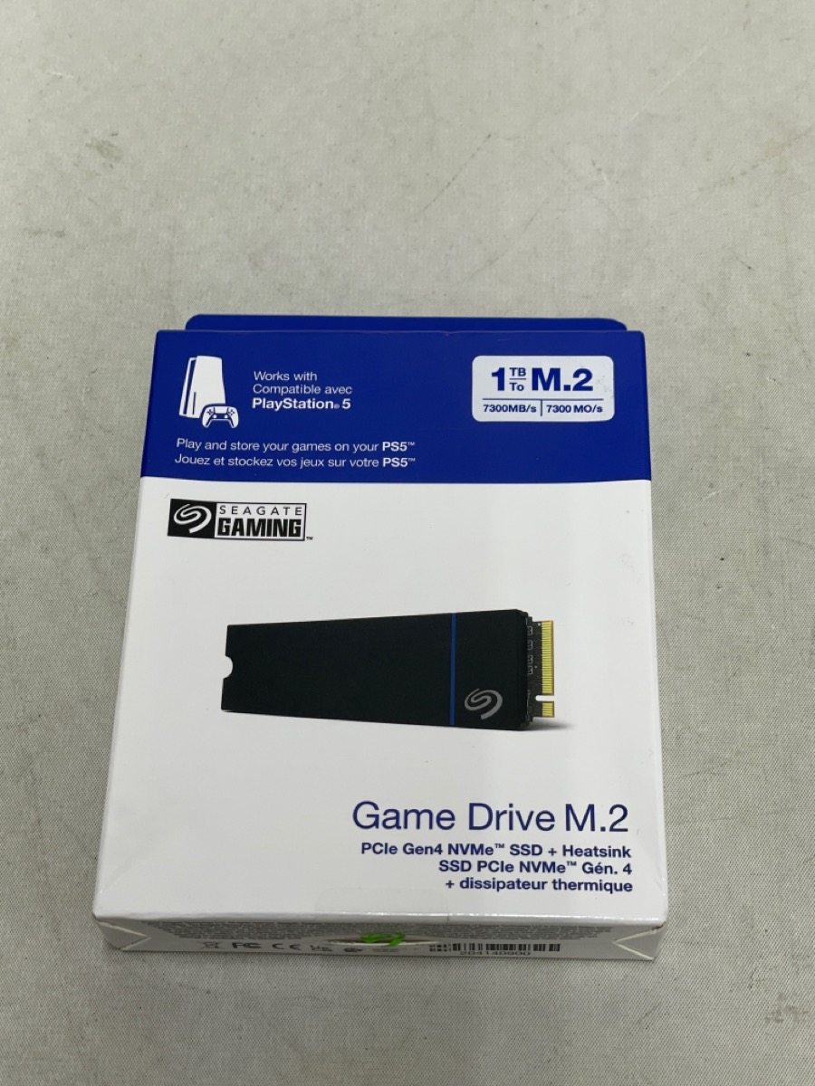 SEAGATE GAME DRIVE M.2 1TB INTERNAL SSD PCIE GEN4 X4 NVME WITH HEATSINK