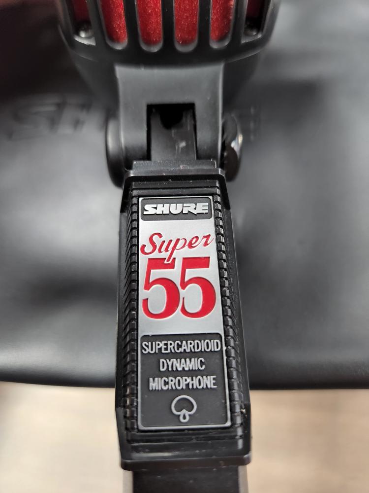 SHURE SUPER 55 JAMES HETFIELD OF METALLICA LIMITED EDITION BLACK/RED