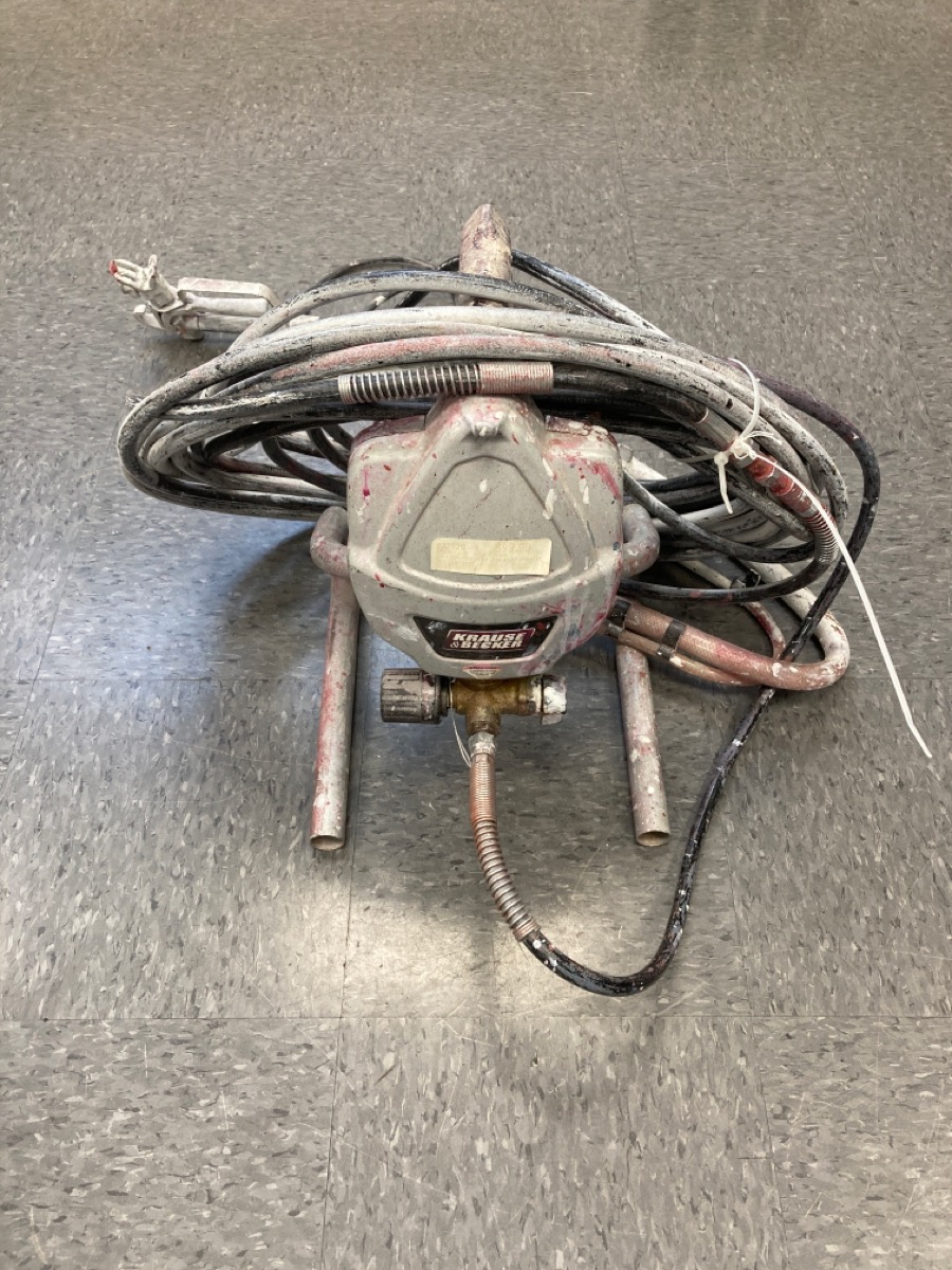 KRAUSE & BECKER AIRLESS PAINT SPRAYER 62915 Good Buya