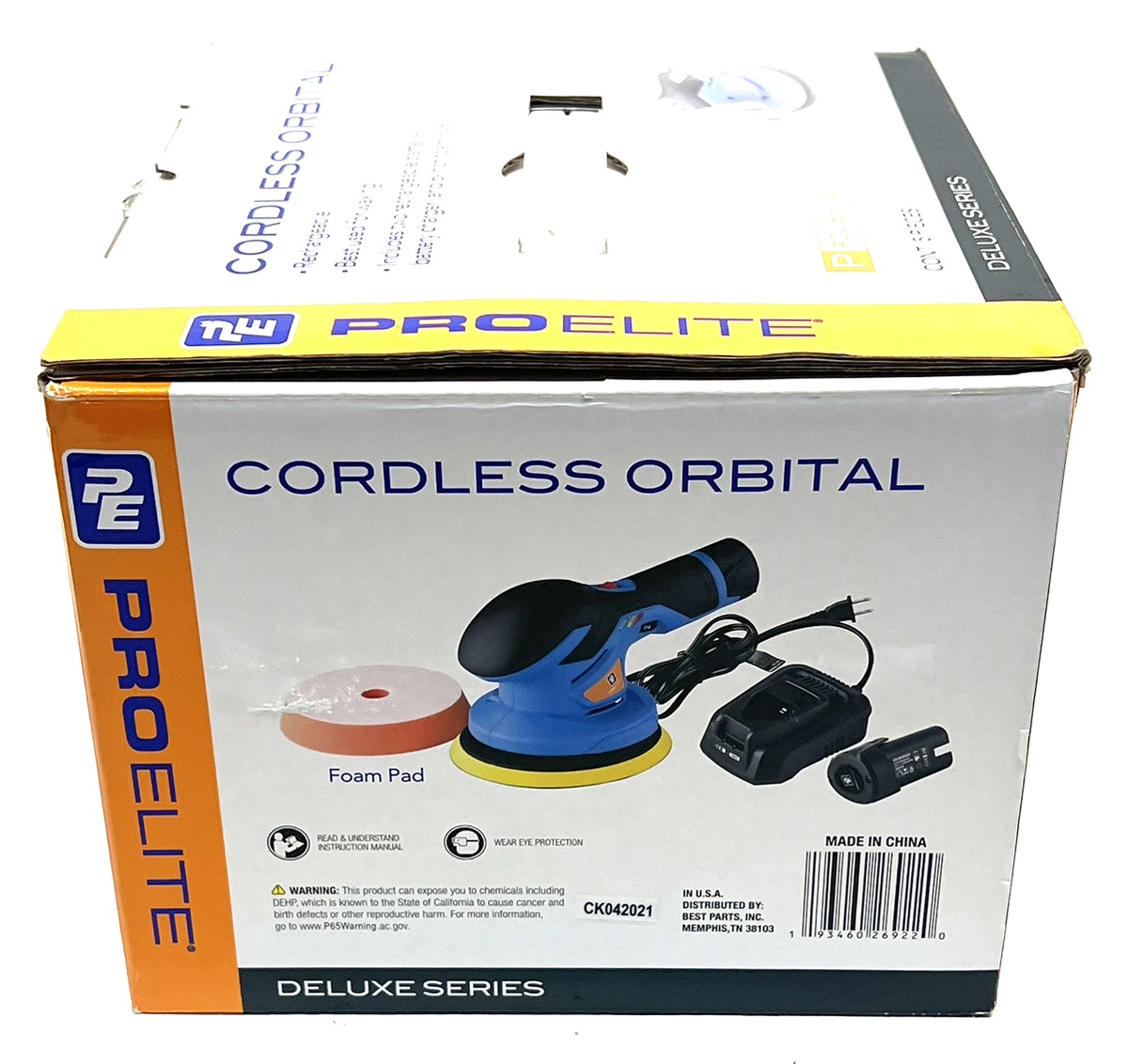 ProElite 6in 5000 RPM Orbital Buffer Polisher Model CDL12B1T Like New