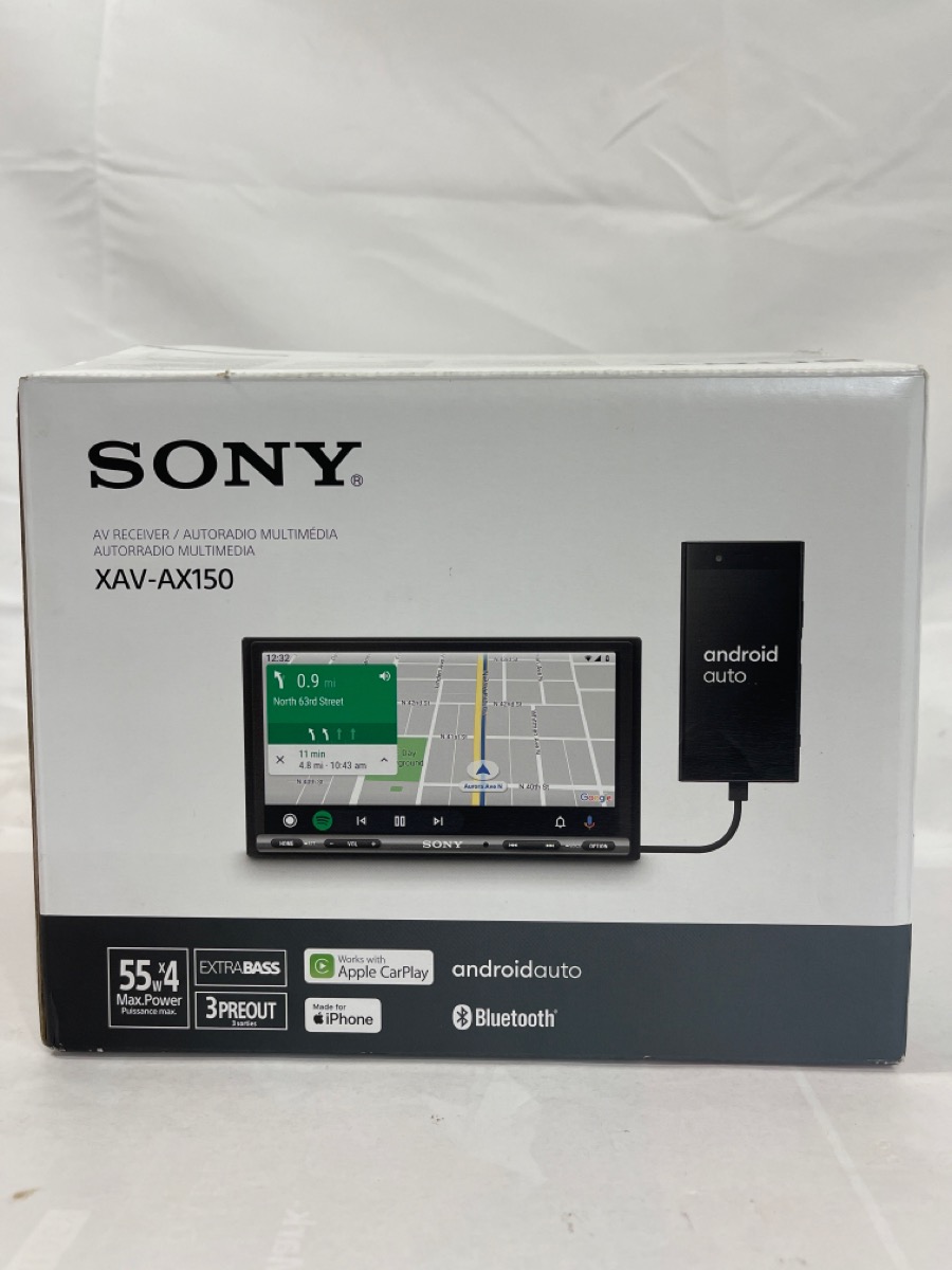 SONY XAVAX150 6.95" MEDIA RECEIVER WITH CARPLAY & ANDROID AUTO (uljp