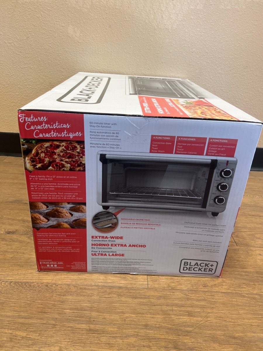 Black & Decker TO3240XSBD 8Slice Extra Wide Convection Countertop